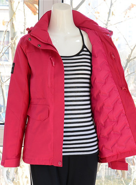 风雪狼正品超轻冲锋羽绒服白鸭绒保暖过冬户外外套男96001女96002