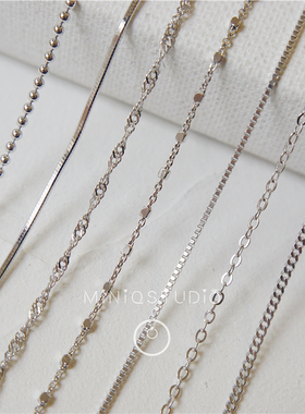 特价！s925纯银蛇骨礼物盒子链