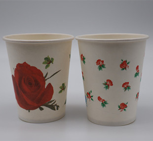 办公室饮水喝茶咖啡杯一次性加厚纸杯7安200ML9安士238ML2000个