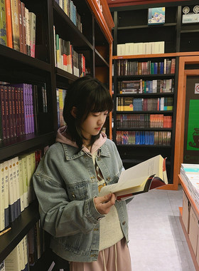 儿童外套2024年女童韩版休闲长袖牛仔衣百搭翻领外穿夹克上衣自留