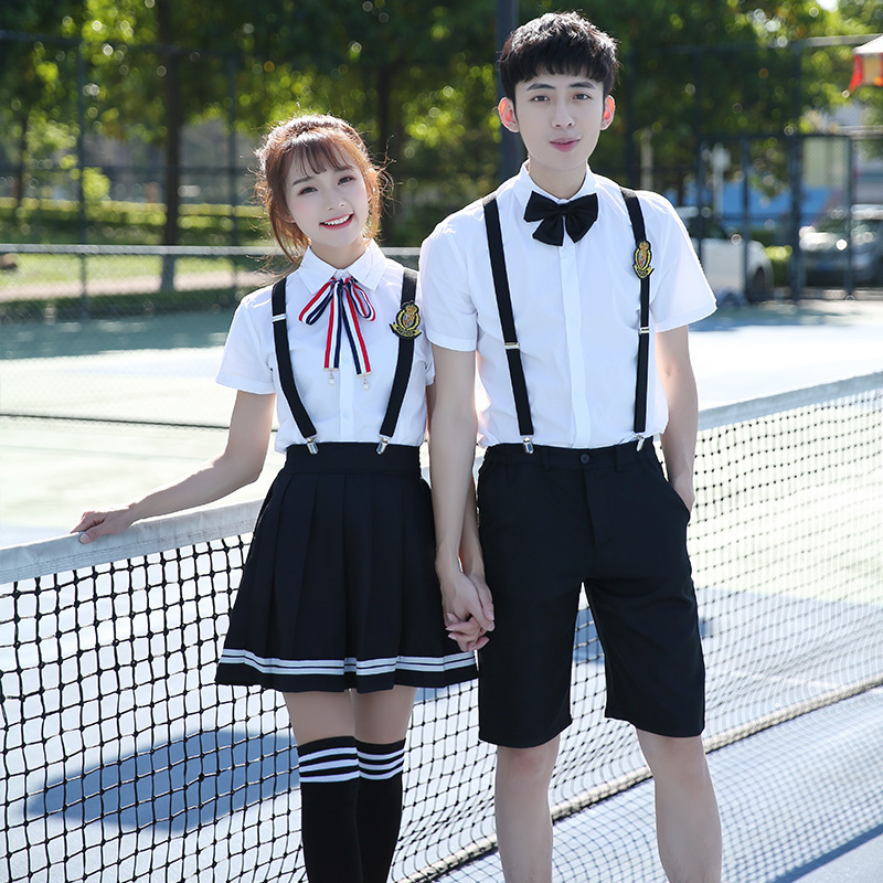 初高中小学生大合唱演出服装学院风诗歌朗诵衣服运动会开幕式校服