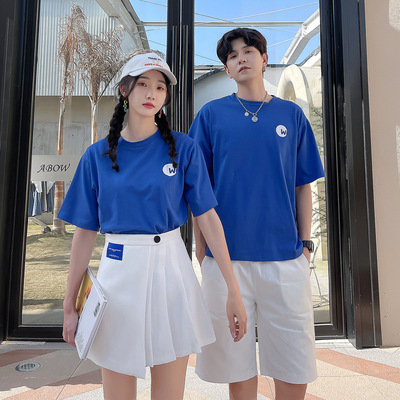 情侣装夏装三亚海边度假海南岛旅游蜜月拍照穿搭男女短袖沙滩套装