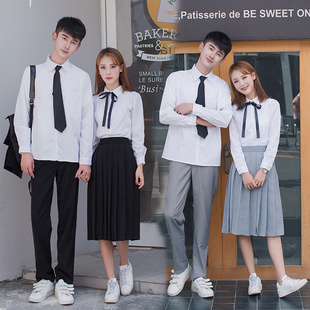 大学生大合唱服装高中学生套装女学院风中学生诗歌朗诵比赛演出服