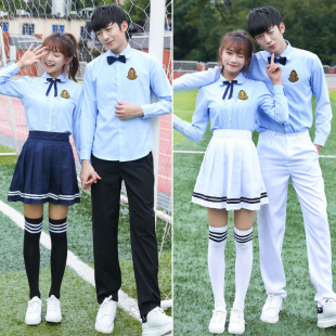 中小学生大合唱团演出服初三诗歌朗诵歌咏比赛合唱服团体表演服装