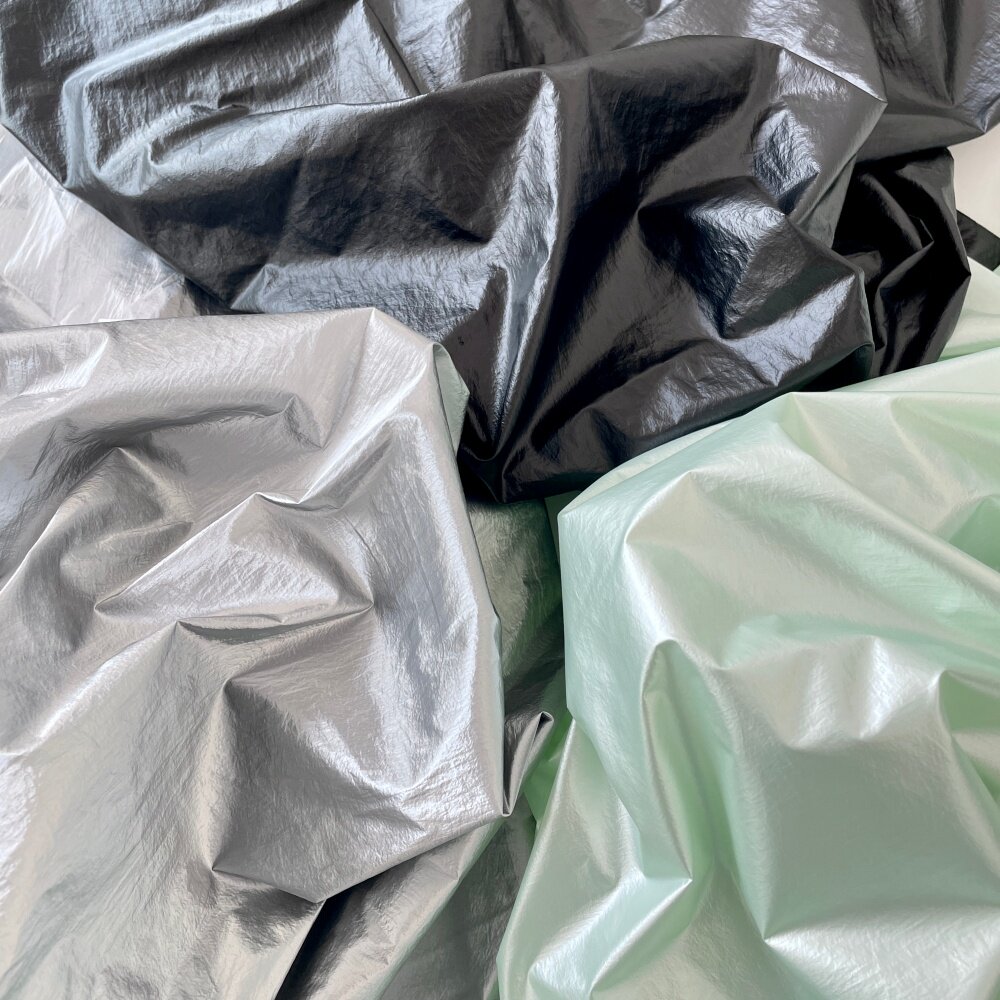布亦新款高级哑光布料服装连衣裙桌布手工diy褶皱羽绒服雨衣防水