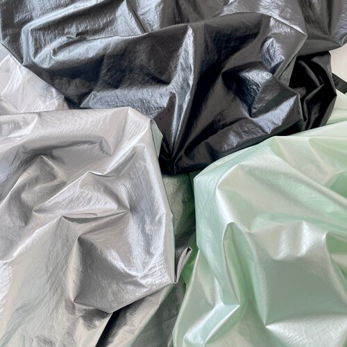 布亦新款高级哑光布料服装连衣裙桌布手工diy褶皱羽绒服雨衣防水