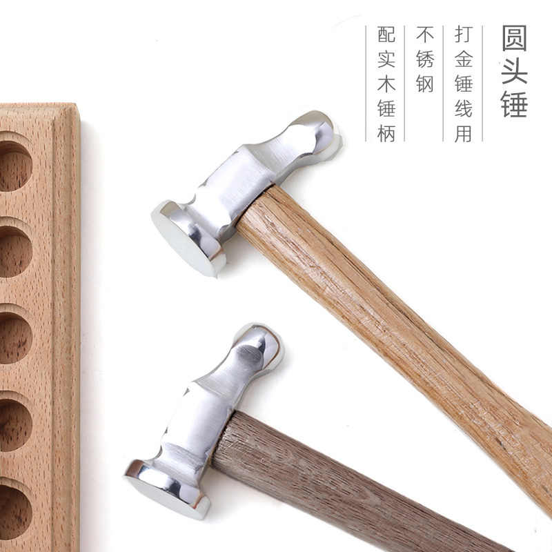 创意小锤子不锈钢圆头迷你金工图片
