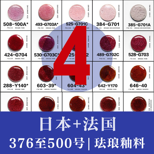 七宝烧法国进口珐琅高温珐琅