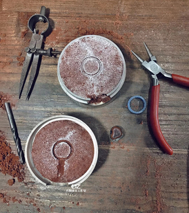 抖音翻砂铸造红沙泥型铸铜铝合铁金金属模具快手首饰加工红沙砂土