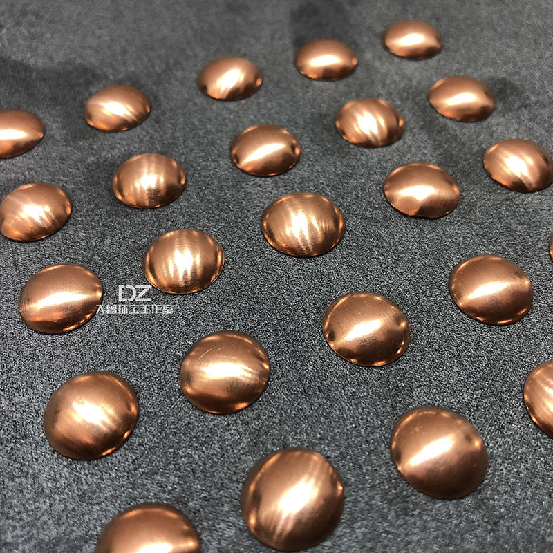 紫铜圆扣 珐琅色板 银扣 烧珐琅色卡专用 凸形铜片银片