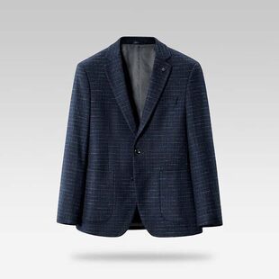 【挺括有型】春秋新品男士商务休闲帅气便西上衣长袖西服西装外套