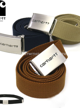 Carhartt WIP Clip Belt 卡哈特男女经典帆布编织腰带皮带I019176