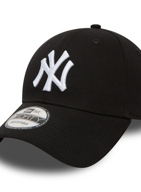 NEWERA纽亦华帽子男女通用鸭舌帽940棒球帽洋基硬顶经典款NY黑色