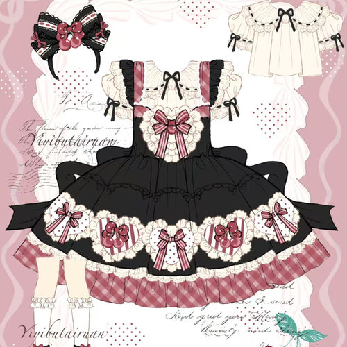 【定金】契约少女【黑桃森森】BJD娃衣普4分/大4分娃衣 全套