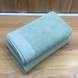 峥嵘岁月户外  要的是信誉 淡绿色和天兰色纯棉毛巾