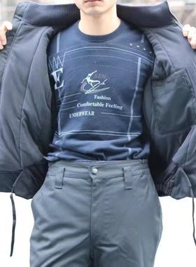 可拆卸内胆冬季寒区06地勤棉服和皮服户外工作者防寒防风加厚棉衣