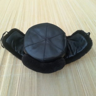 保真好货高品质羊皮帽细腻羊皮面冬季防寒保暖皮帽羊剪绒寒区皮帽