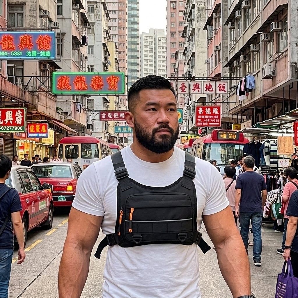 户外战术胸前包徒步穿越背心包骑行跑步马甲包旅行登山手机收纳包