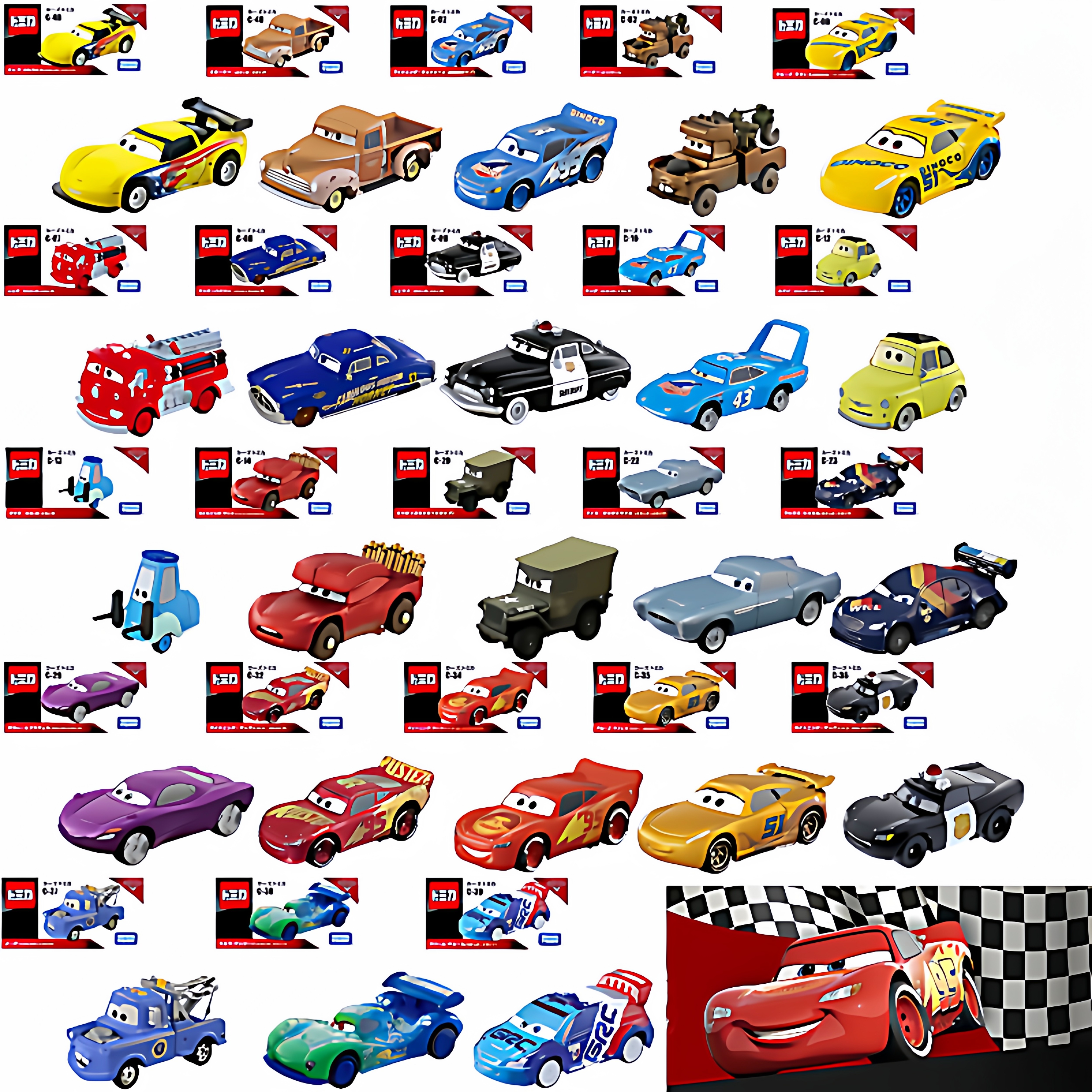 正版多美卡TOMY CARS3赛车总动员闪电麦昆微缩合金小汽车模型玩具