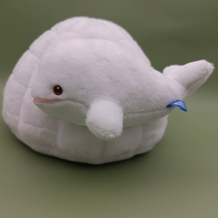 极地馆雪洞白鲸毛绒公仔海洋馆动物海豹北极熊企鹅虎鲸海豚玩偶