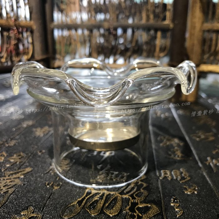 耐高温玻璃品茗杯过滤网功夫茶具