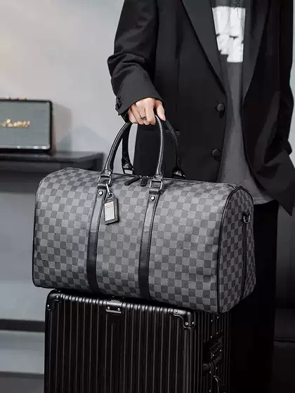 Upgraded Version of Large-Capacity Trendy Travel Bag, Fitness Bag, Casual Short-Distance Travel Bag, Business Trip Handbag, Luggage Bag for Men and Women
