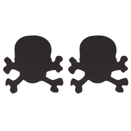 黑色防走光骷髅乳头贴