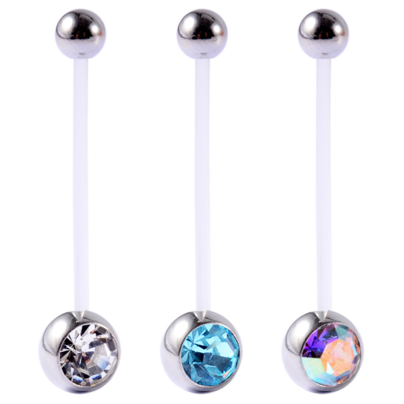 肚脐环孕妇杆长杆不掉色粗针镶嵌水钻简约圆球形个性气质脐钉饰品,饰品/流行首饰/时尚饰品新,肚脐类饰品,淘宝优惠券,粉丝福利购,淘宝优惠卷