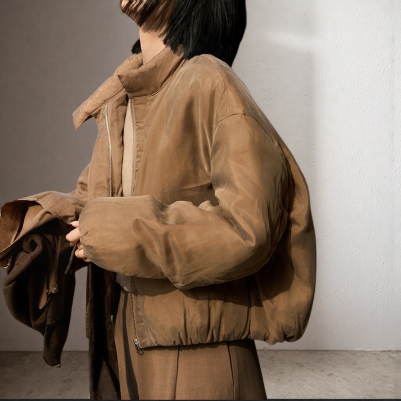 2025年巨好看女装茧型鹅绒羽绒服