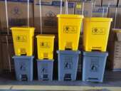 加厚型医疗脚踏垃圾桶塑料垃圾桶A级纸箱包装 卫生间桶垃圾桶容量