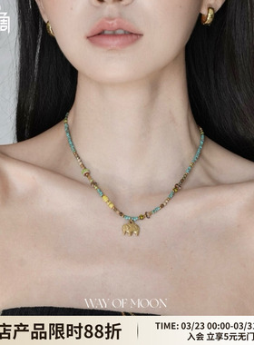 WAYOFMOON夏洛假日串珠项链