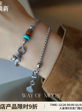 WAYOFMOON小猫手链女轻奢