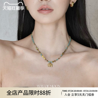 WAYOFMOON夏洛假日串珠项链
