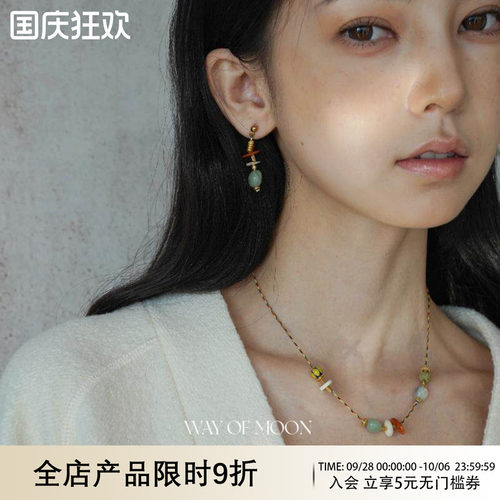 手作串珠彩色个性多品类毛衣项链