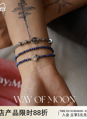 手作多切面氛围感青金石原创设计