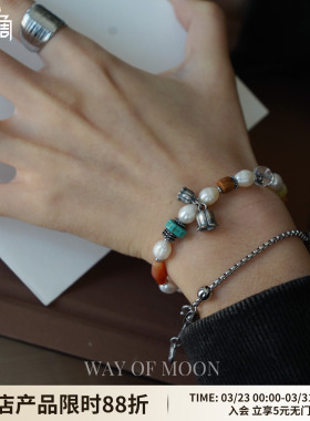 WAYOFMOON滴流温柔手作手链