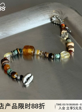 WAYOFMOON琉璃虎眼石拼色手链