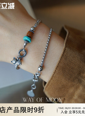 WAYOFMOON小猫手链女轻奢