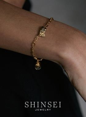 天然水晶灯拼接原创手链