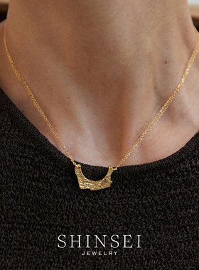 原创彩石双股项链堇青石