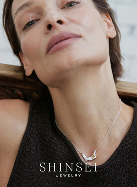 彩石双股项链橙黄水晶