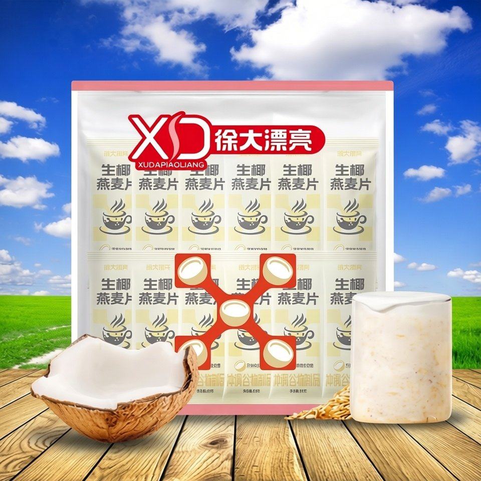 南国生椰燕麦片简装袋装无蔗糖椰奶麦片营养早餐独立包装海南特产,咖啡/麦片/冲饮,营养复合麦片,淘宝优惠券,粉丝福利购,淘宝优惠卷