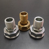 燃气表玛钢接头G4G2.5煤气表家用天然气M30转4分异径全铜加厚配件