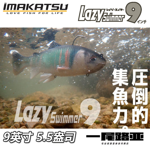 进口新品大型路亚软鱼imakatsu