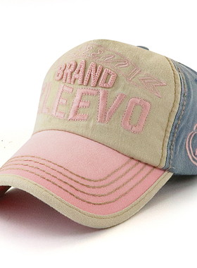 阳冠ZLEEVO新款时尚情侣棒球帽春秋刺绣鸭舌帽潮牌韩版夏季遮阳帽