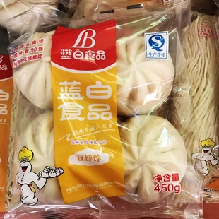 山东烟台特产/胶东大馒头/蓝白面食/豆饽饽/小麦粉馒头无增白剂
