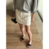 超短包臀半身裙女 裙裤 SOTHEA 2025年韩国进口荃棉假两件牛仔短裤