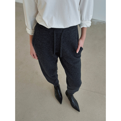 SOTHEA 简奢风美丽奴羊毛针织加厚保暖锥形休闲裤｜体感媲美羊绒