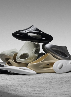 李宁云游SLAY2.0拖鞋防滑一字厚底增高双鞋垫减震运动拖鞋AZSV015