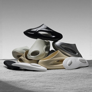 李宁云游SLAY2.0拖鞋防滑一字厚底增高双鞋垫减震运动拖鞋AZSV015